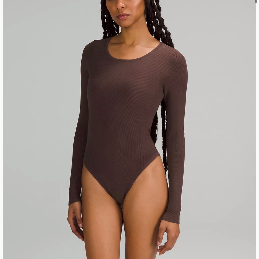 Lululemon long-sleeve knit bodysuit